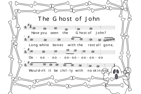 The score for "Ghost of John"